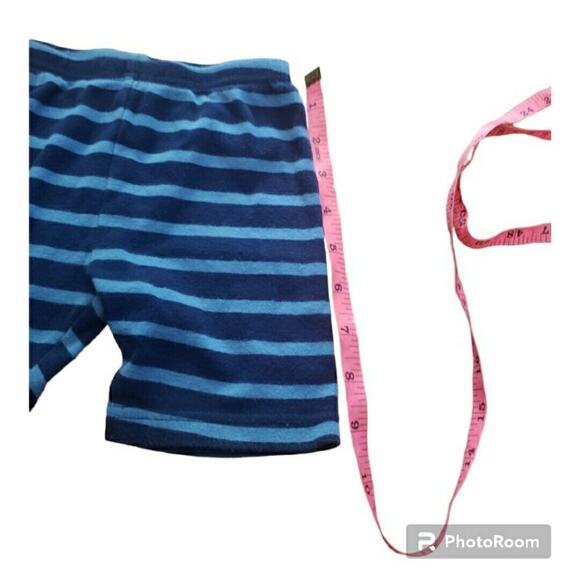 Just One You made by Carter's Size 2T Blue Striped 100% Cotton Shorts Child - Picture 6 of 6